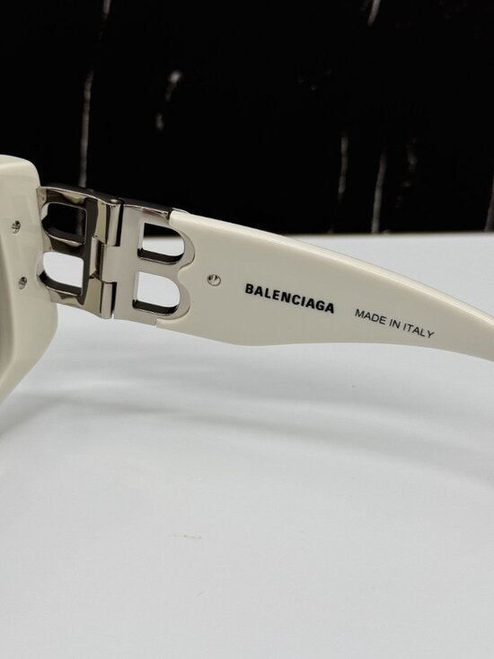 NEW BALENCIAGA BB0287S 006 WHITE CAT EYE WOMEN SUNGLASSES BALENCIAGA EYEWEAR main image 5